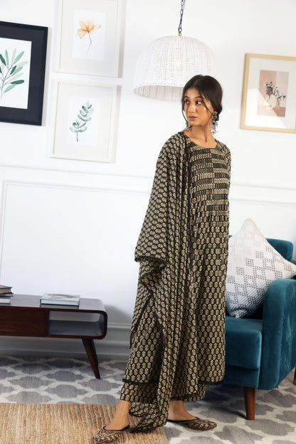 Abaya Black Set