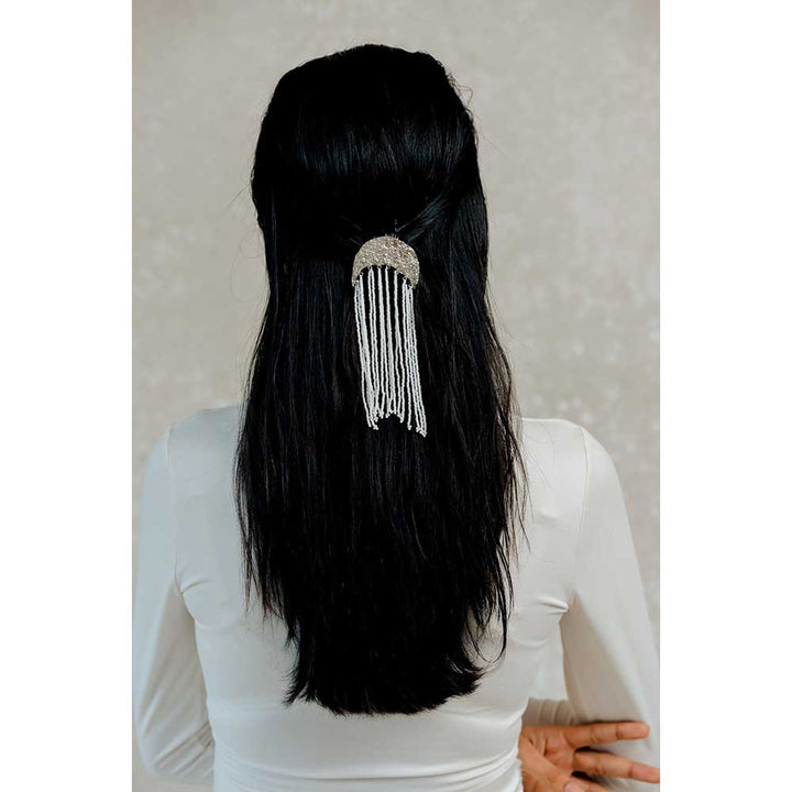 Aarjavee Chanini Silver Hair pin