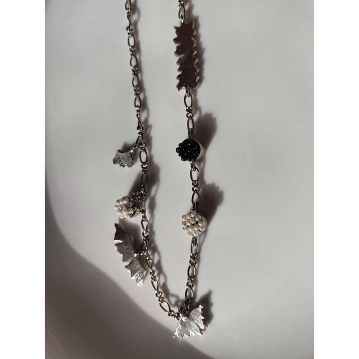 Aarjavee Charmer Silver Necklace
