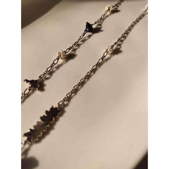 Aarjavee Charmer Silver Necklace