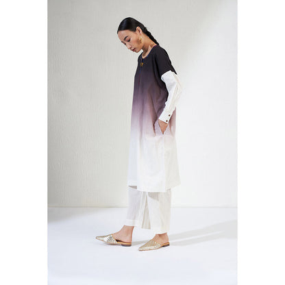 Aavidi By Dimple Ombre Multi-Color Ombre Co-ord (Set of 2)