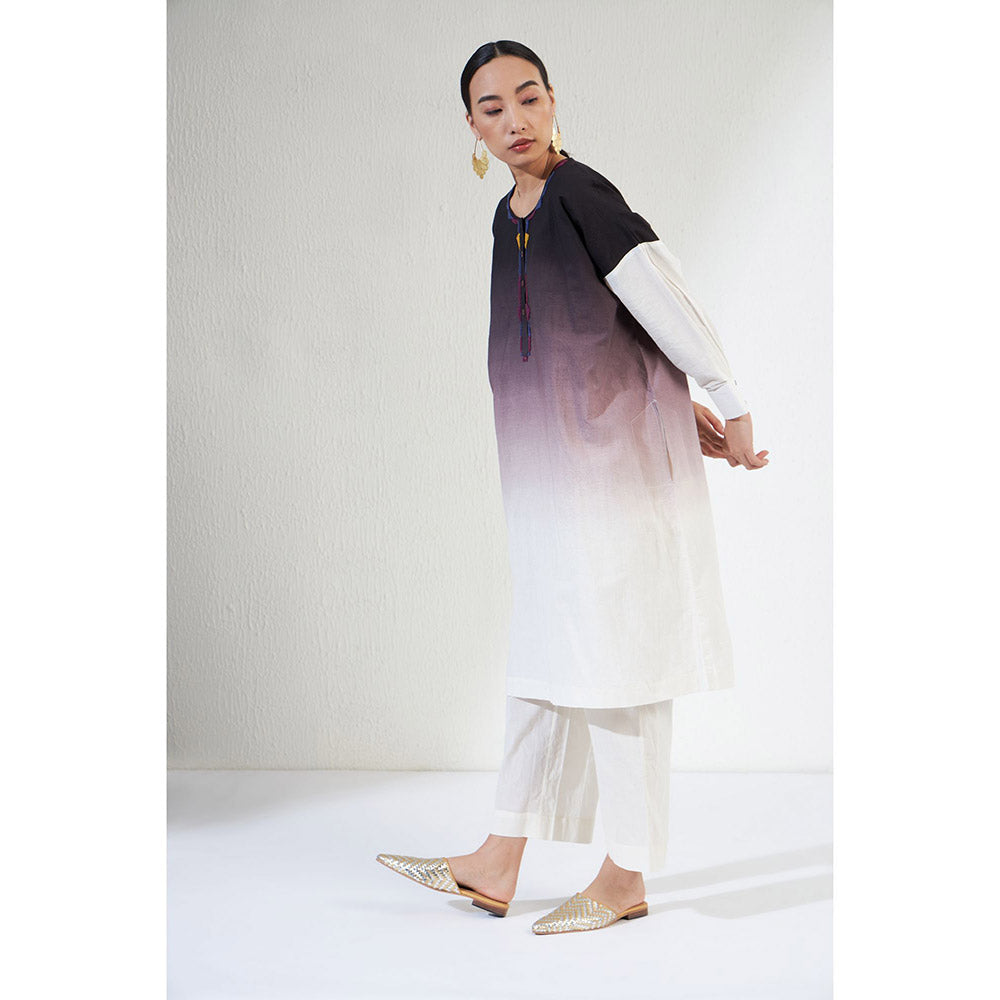 Aavidi By Dimple Ombre Multi-Color Ombre Co-ord (Set of 2)