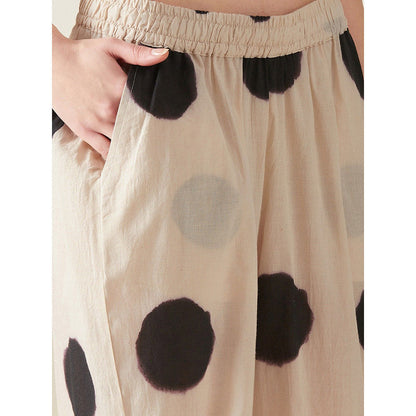 Aavidi By Dimple Dots Shirt Style Co-Ord (Set of 2)