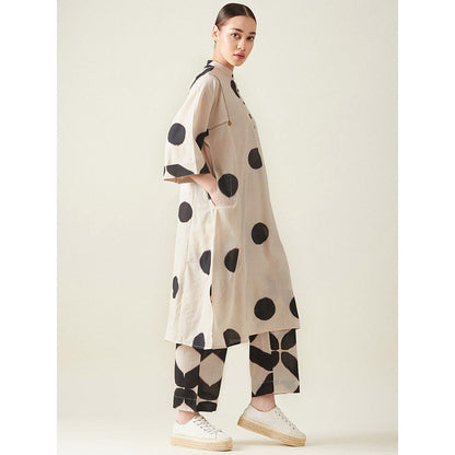 Aavidi By Dimple Polka Co-Ord (Set of 2)