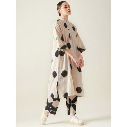 Aavidi By Dimple Polka Co-Ord (Set of 2)