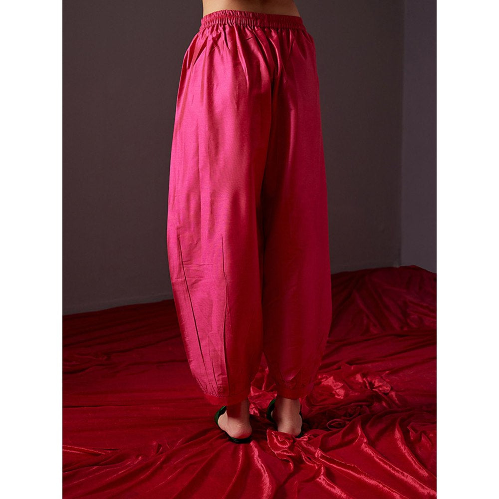 Abhishti Fuchsia Pink Pathani Pants