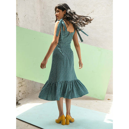 AlterEGO Tie Up Green Midi