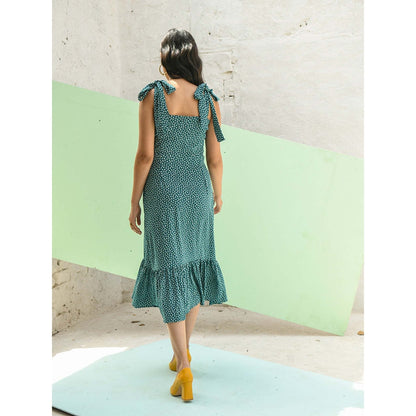 AlterEGO Tie Up Green Midi