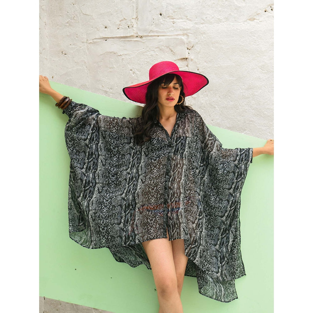 AlterEGO Snake Skin Black Kaftan