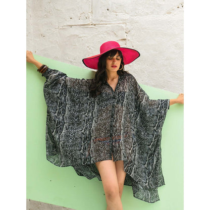 AlterEGO Snake Skin Black Kaftan
