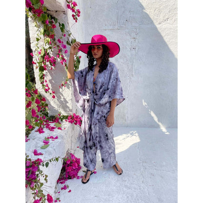 AlterEGO The Beach Kaftan Grey Coordinate (Set of 2)