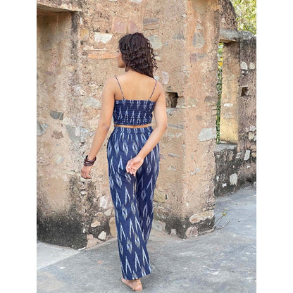 AlterEGO Smocked Blue Ikat (Set of 3)