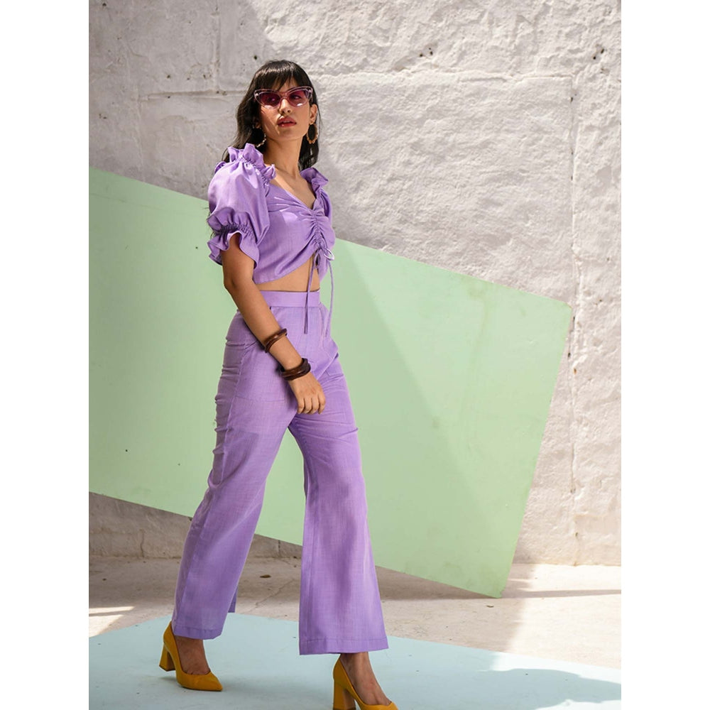 AlterEGO Ruffled Lavender Coordinate (Set of 2)