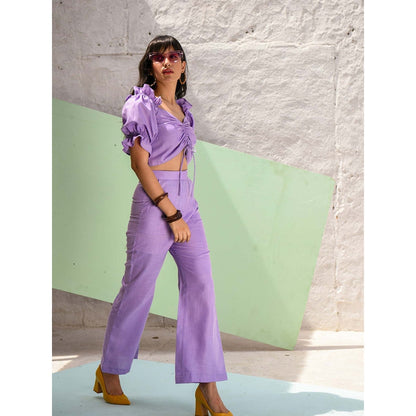 AlterEGO Ruffled Lavender Coordinate (Set of 2)
