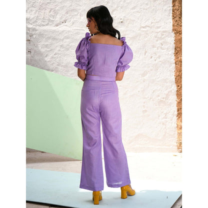 AlterEGO Ruffled Lavender Coordinate (Set of 2)