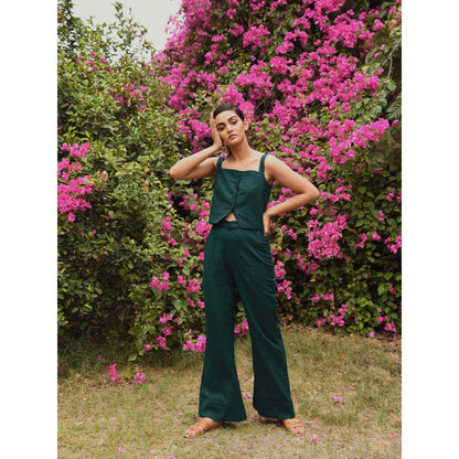 AlterEGO Free The Midriff Green Coordinate (Set of 2)