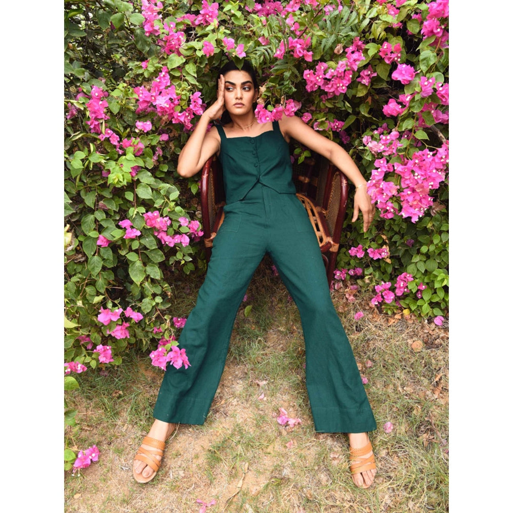 AlterEGO Free The Midriff Green Coordinate (Set of 2)