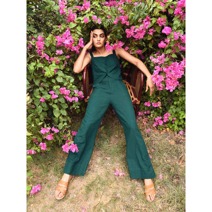 AlterEGO Free The Midriff Green Coordinate (Set of 2)