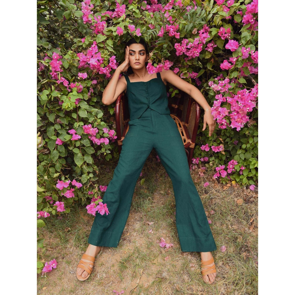 AlterEGO Free The Midriff Green Coordinate (Set of 2)