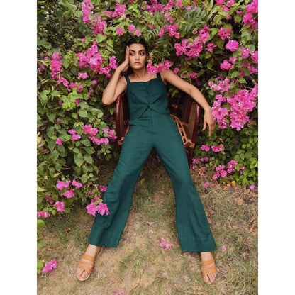 AlterEGO Free The Midriff Green Coordinate (Set of 2)
