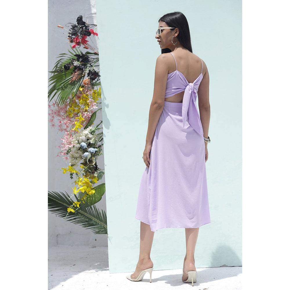 AlterEGO Back Tie Resort Midi Dress