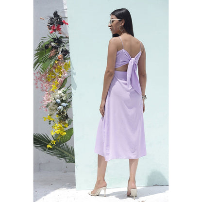 AlterEGO Back Tie Resort Midi Dress