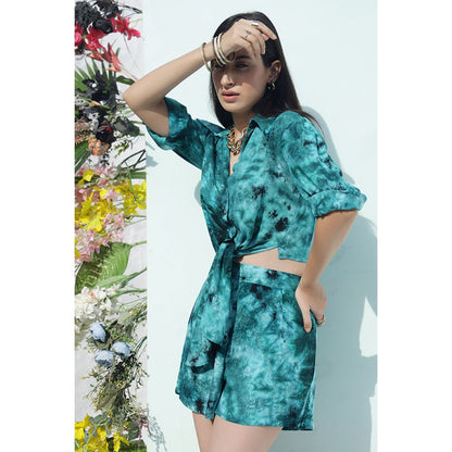 AlterEGO Green Tie Dye Coordinate (Set of 2)