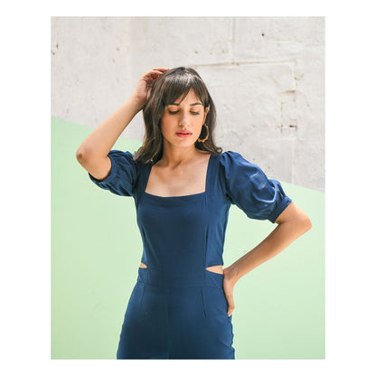 AlterEGO Waist Cutout Power Jumpsuit