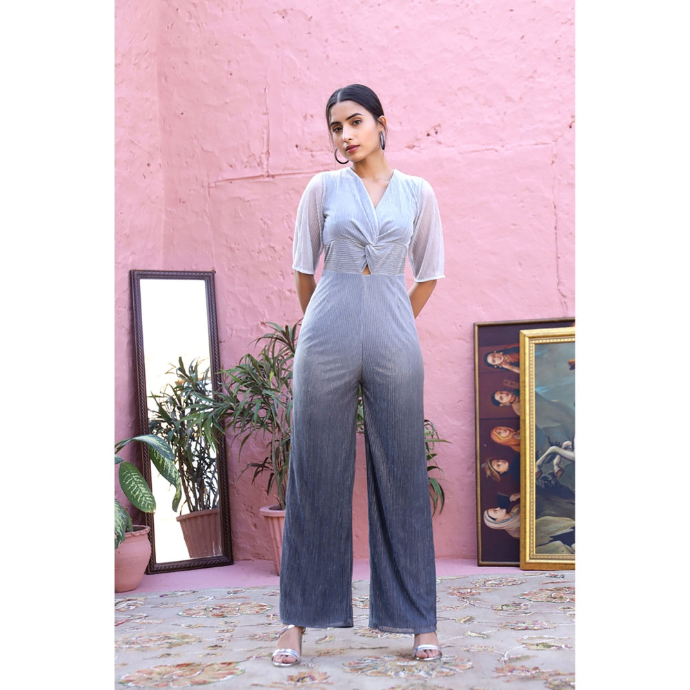 AlterEGO Sloane Front Knot Ombre Jumpsuit
