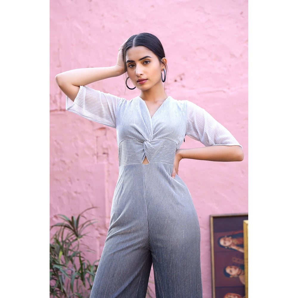 AlterEGO Sloane Front Knot Ombre Jumpsuit