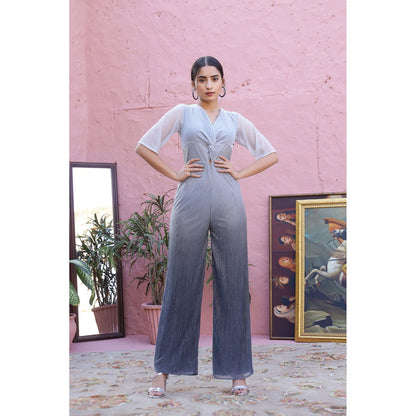 AlterEGO Sloane Front Knot Ombre Jumpsuit