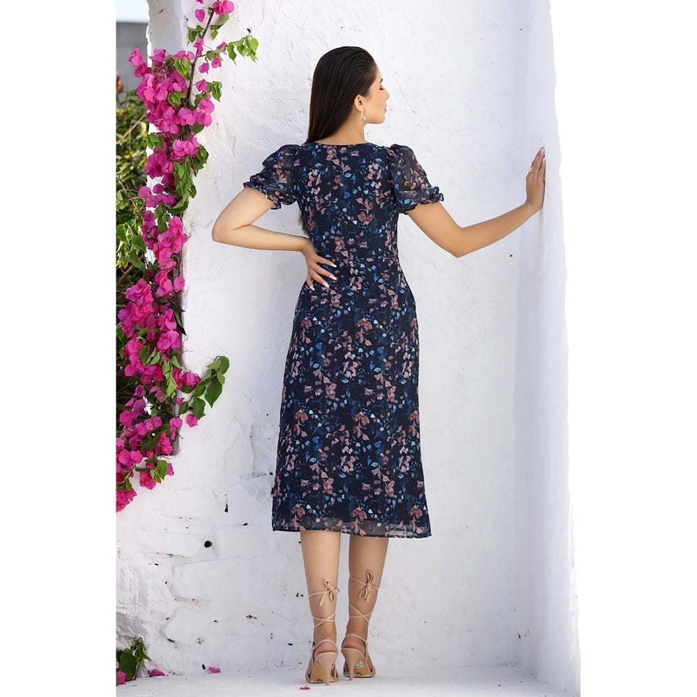 AlterEGO Midge - Deep Floral Midi