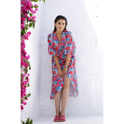 AlterEGO Ari - Anar Print Wrap Dress