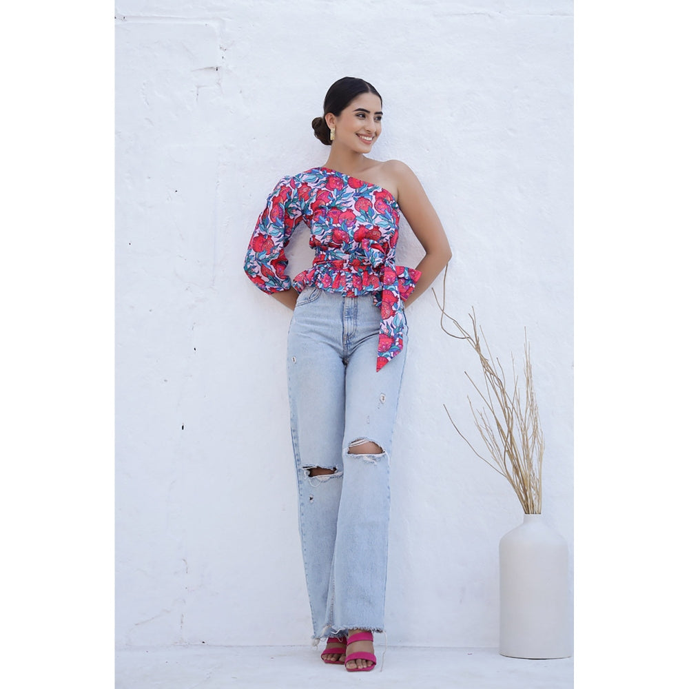 AlterEGO Amara - One Shoulder Ruffled Top