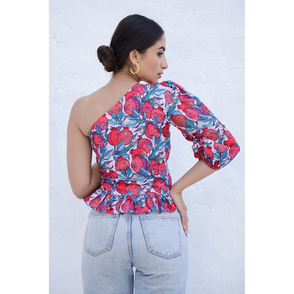 AlterEGO Amara - One Shoulder Ruffled Top