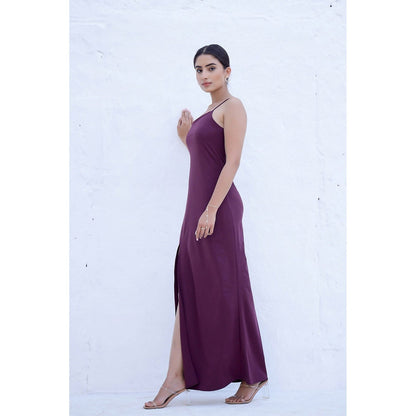 AlterEGO Alaya - Wine Side Slit Maxi