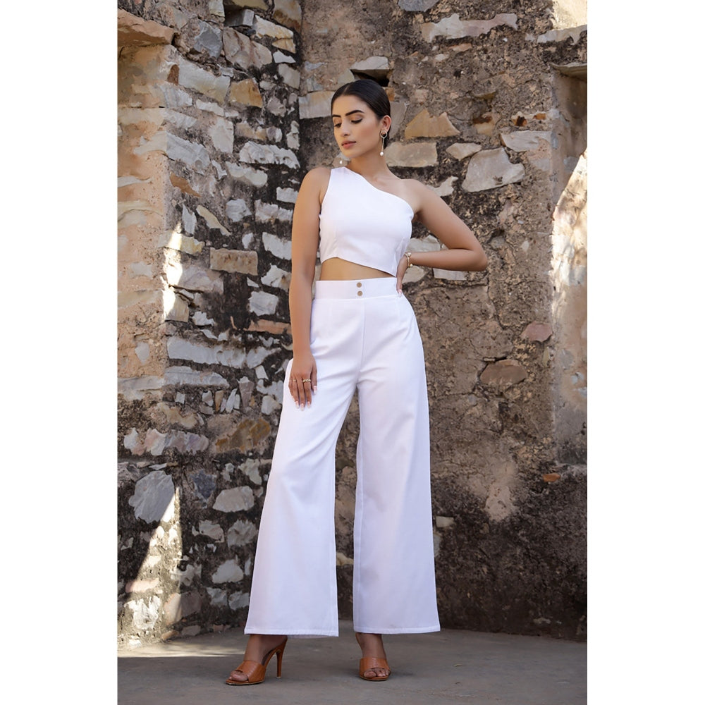 AlterEGO Ivory - Buttoned Trouser