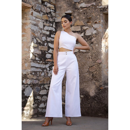 AlterEGO Ivory - Buttoned Trouser