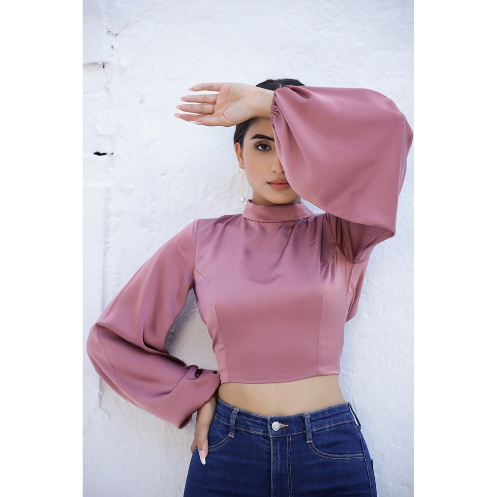 AlterEGO Nora - Satin Back Tie Top