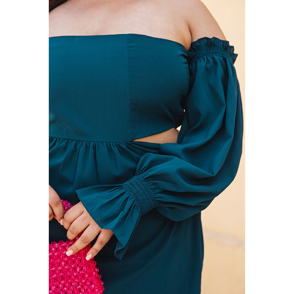 AlterEGO Celeste - Smocked Up Teal Dress