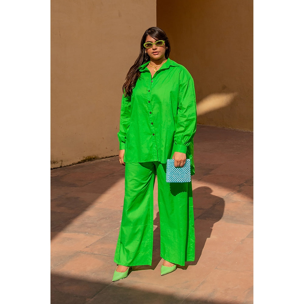 AlterEGO Autumn - Parrot Green Shirt