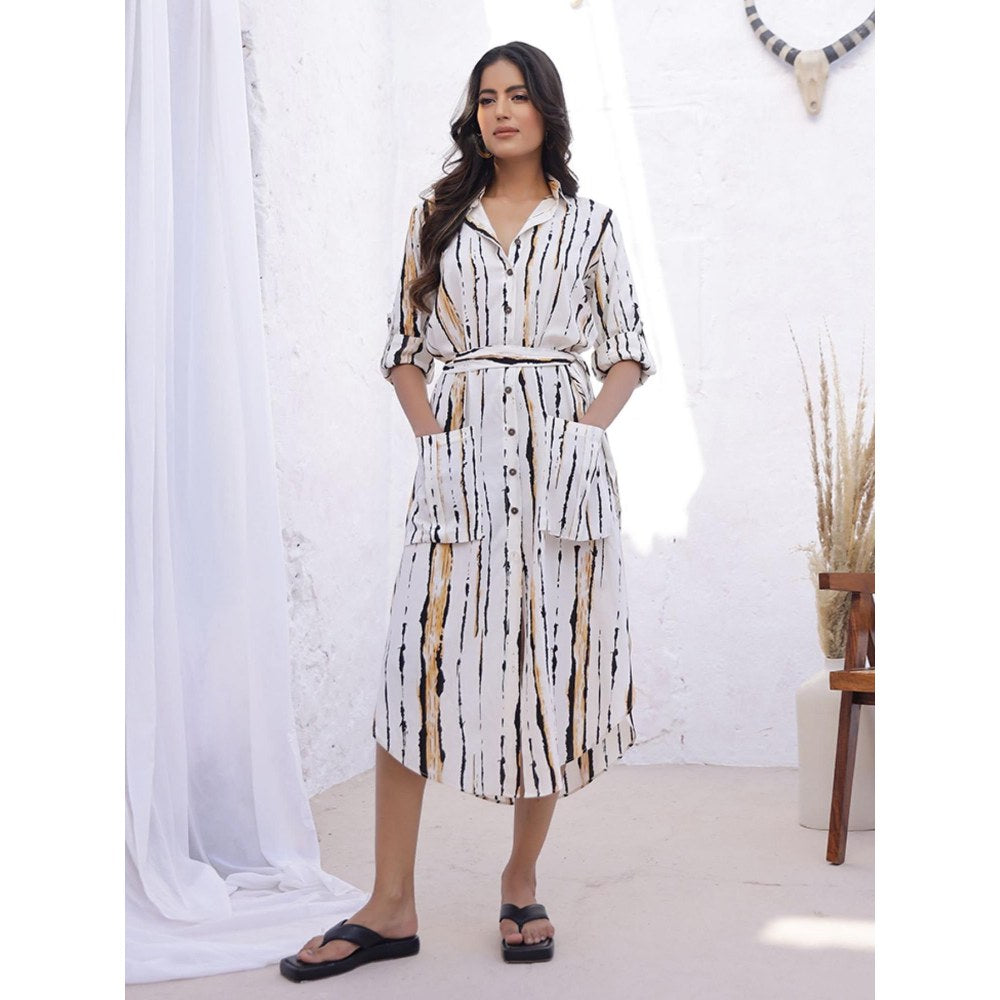 AlterEGO Willow The Jungle Striped Shirt Dress (Set of 2)