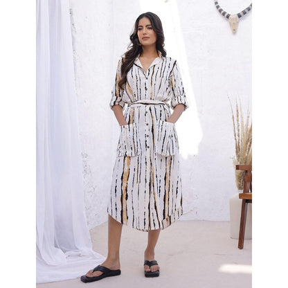 AlterEGO Willow The Jungle Striped Shirt Dress (Set of 2)