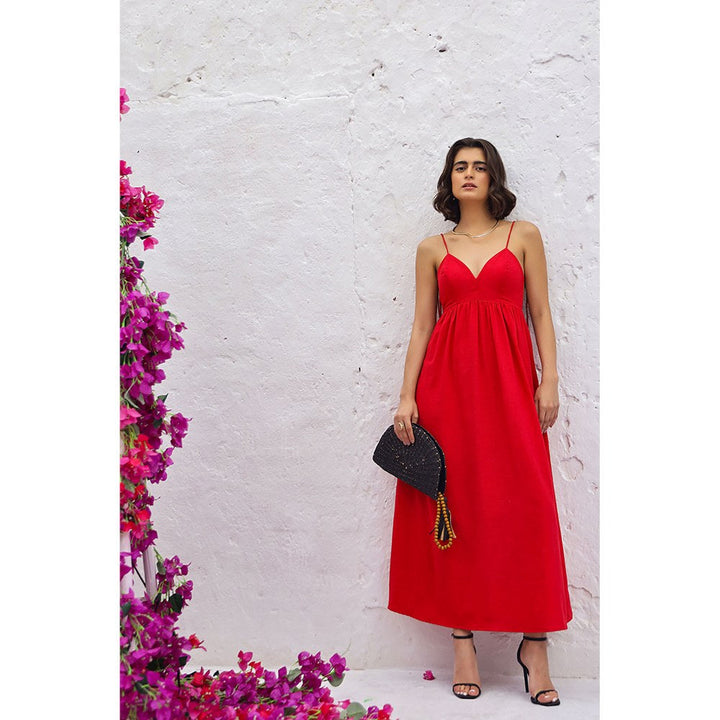 AlterEGO Nancy (Red) The Day to Night Maxi Dress