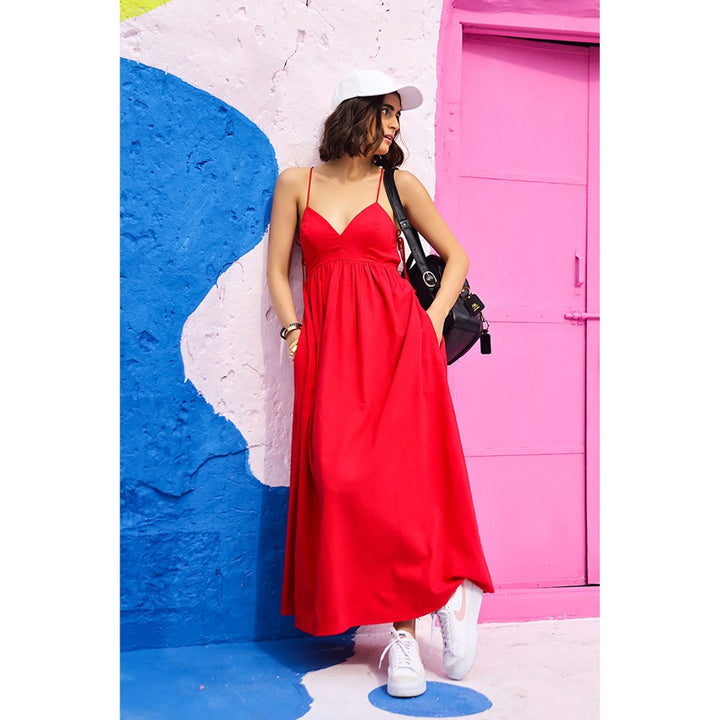 AlterEGO Nancy (Red) The Day to Night Maxi Dress