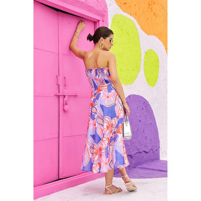 AlterEGO Roxane Summer Heaven Blue Midi Dress