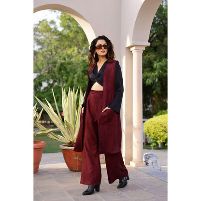 AlterEGO Kiana Cosmic Wine Jacket with Pant (Set of 2)