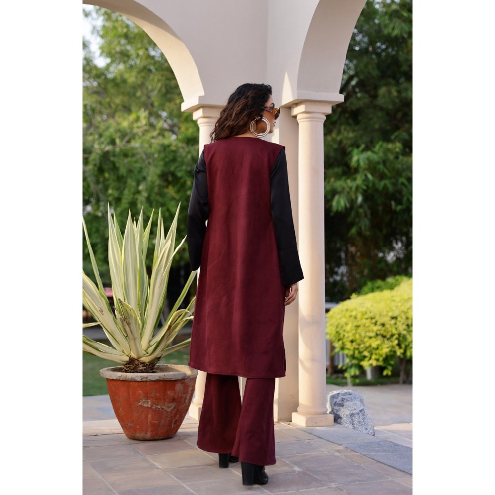 AlterEGO Kiana Cosmic Wine Jacket with Pant (Set of 2)