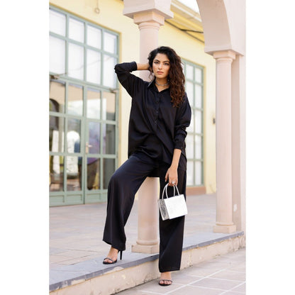 AlterEGO Brandi Black Shirt & Pant (Set of 2)