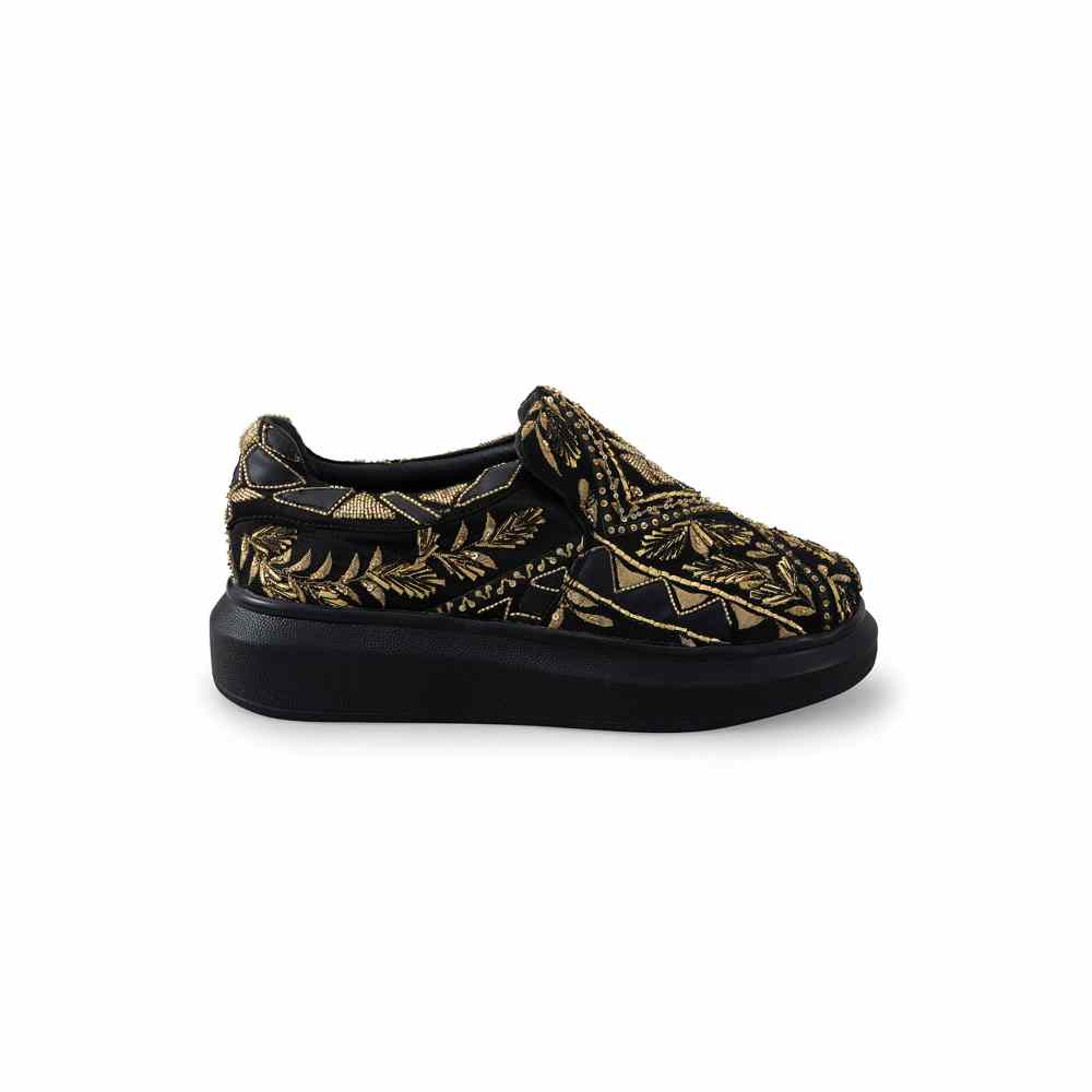 Anaar Masquerade Black Womens Sneakers